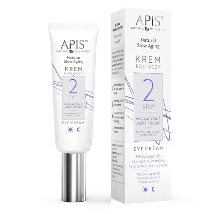 Apis Natural slow aging Krem pod oczy STEP 2 wygładzenie ,,SOFT FOCUS” 15 ml