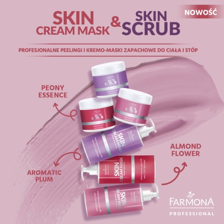 Farmona Skin scrub peony essence peeling do ciała i stóp piwonia 500 g - 2