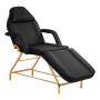 Fotel Kosmetyczny SILLON 211 gold pro czarny - 2