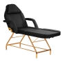 Fotel Kosmetyczny SILLON 211 gold pro czarny - 3