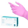 All4med jednorazowe rękawice diagnostyczne nitrylowe różowe L 10 x100szt - 3