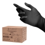 All4med jednorazowe rękawice diagnostyczne nitrylowe czarne L 10 x100szt - 2