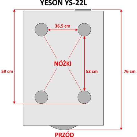 Yeson autoklaw Silver YS z drukarką 22 l kl. B medyczna - 7