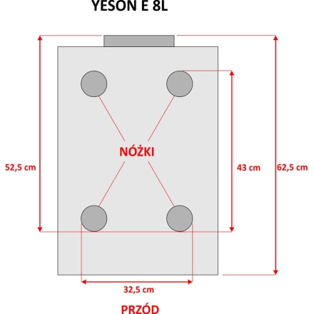 Yeson autoklaw Black E LCD 8 l  kl. B medyczna - 9