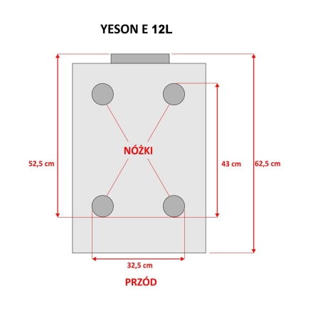 Yeson autoklaw Black E LCD 12 l  kl. B medyczna - 9