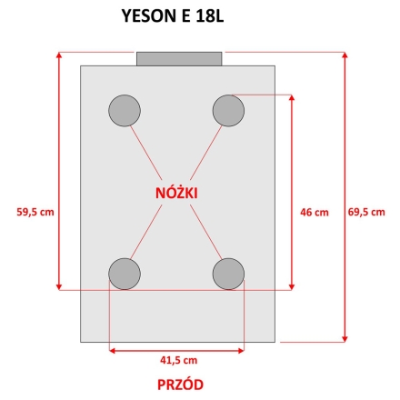 Yeson autoklaw Black E LCD 18 l  kl. B medyczna - 9