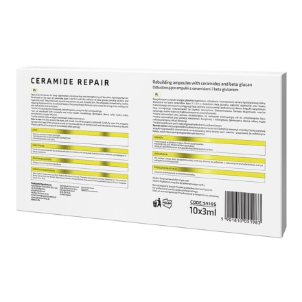 Apis CERAMIDE REPAIR Odbudowujące ampułki z ceramidami i beta glukanemi 10 x 3 ml - 2