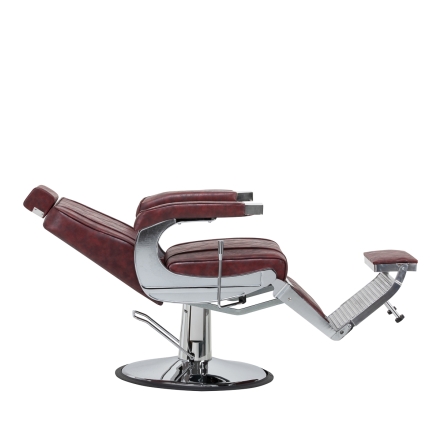 Hair System fotel barberski BM88066 bordowy - 3