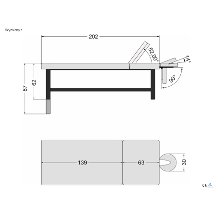 Stół Stacjonarny Do Masażu Selene P - 8