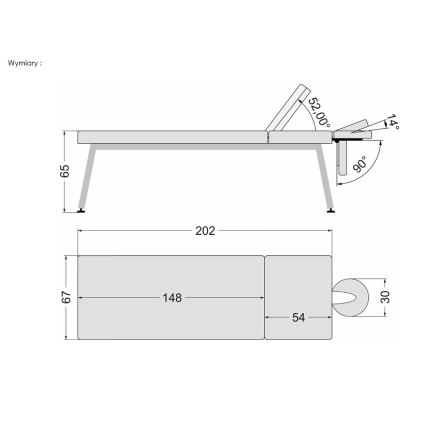 Stół Stacjonarny Do Masażu Luna P1 - 3