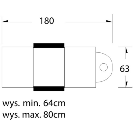 FOTEL KOSMETYCZNY HYD. CLASSIC 210 CZARNY - 4