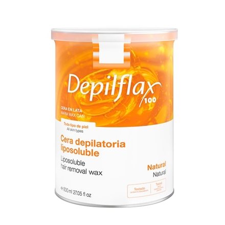 Depilflax 100 wosk do depilacji puszka natural 800 ml