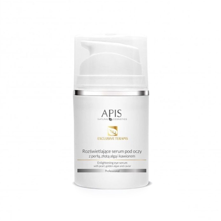 Apis exclusive terapis rozświetlające serum z perłą, złotą algą i kawiorem 100 ml