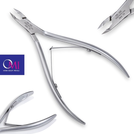 Omi pro-line cążki CB-202 cuticle nipper jaw 12/4 mm lap joint - 2