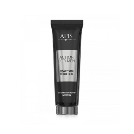 Apis action for men odżywczy krem do ciała i dłoni, 100 ml