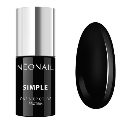 NEONAIL 3w1 Lakier Hybrydowy SIMPLE 7,2 g - DARK