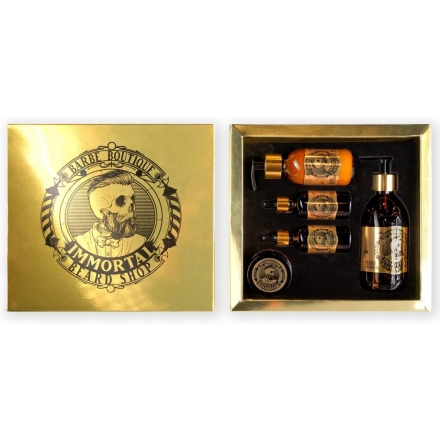 Immortal Infuse Beard Care Zestaw Lux 5w1 - 8