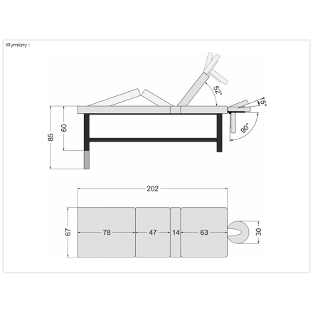 Stół Stacjonarny Do Masażu SPA Manual MAX! - 4