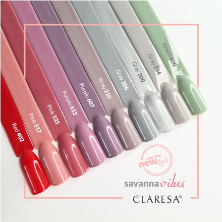 CLARESA Lakier hybrydowy GRAY 200 -5g - 2