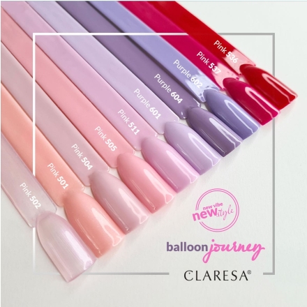 CLARESA Lakier hybrydowy PINK 501 -5g - 2