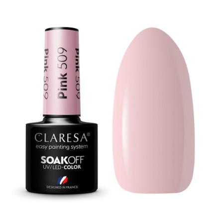 CLARESA Lakier hybrydowy PINK 509 -5g