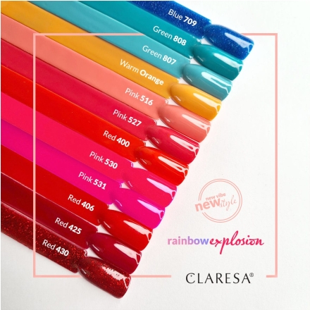 CLARESA Lakier hybrydowy PINK 527 -5g - 2