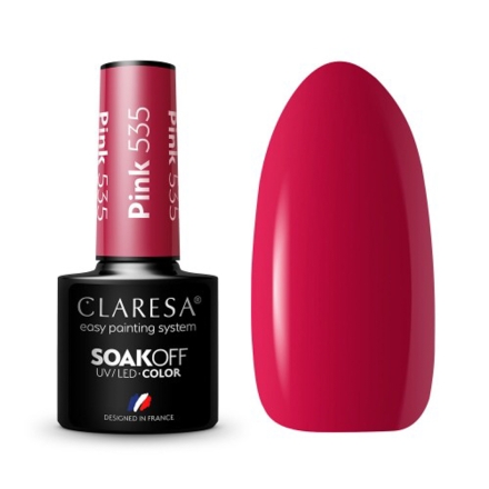 CLARESA Lakier hybrydowy PINK 535 -5g