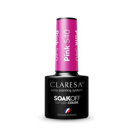 CLARESA Lakier hybrydowy PINK 540 -5g