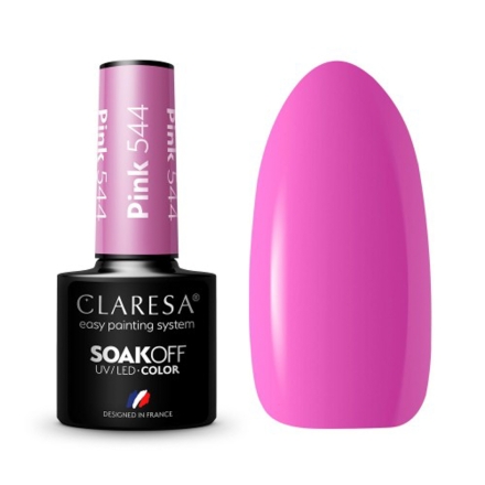 CLARESA Lakier hybrydowy PINK 544 -5g