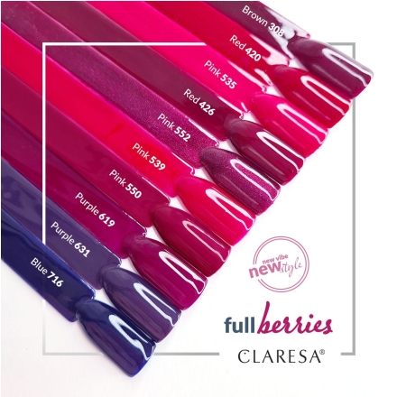 CLARESA Lakier hybrydowy PINK 550 -5g - 2