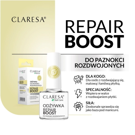 CLARESA Odżywka do paznokci Repair Boost 5 g - 3