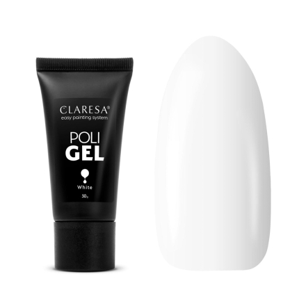 CLARESA POLI GEL WHITE 30 g