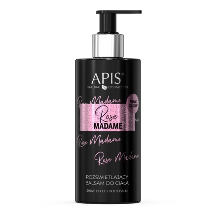 Apis rose madame, rozświetlający balsam do ciała 300 ml