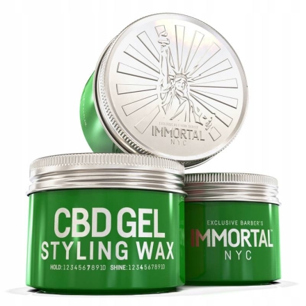 Immortal NYC CBD Gel Styling Wax pomada 100ml - 3