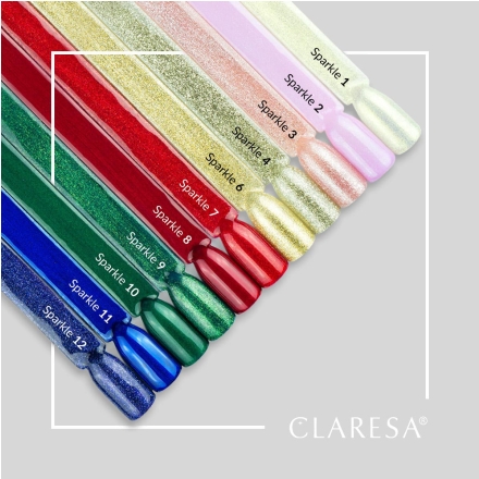 CLARESA Lakier hybrydowy SPARKLE 10 -5g - 3