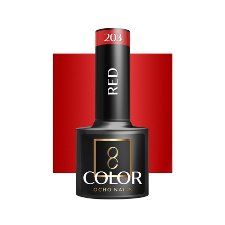 OCHO NAILS Lakier hybrydowy red 203 -5 g