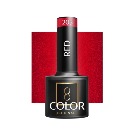 OCHO NAILS Lakier hybrydowy red 205 -5 g