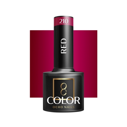 OCHO NAILS Lakier hybrydowy red 210 -5 g