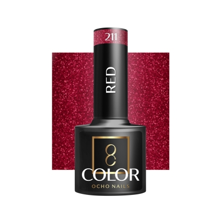 OCHO NAILS Lakier hybrydowy red 211 -5 g