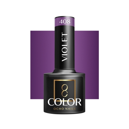 OCHO NAILS Lakier hybrydowy violet 408 -5 g