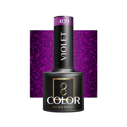 OCHO NAILS Lakier hybrydowy violet 409 -5 g