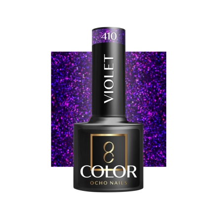 OCHO NAILS Lakier hybrydowy violet 410 -5 g