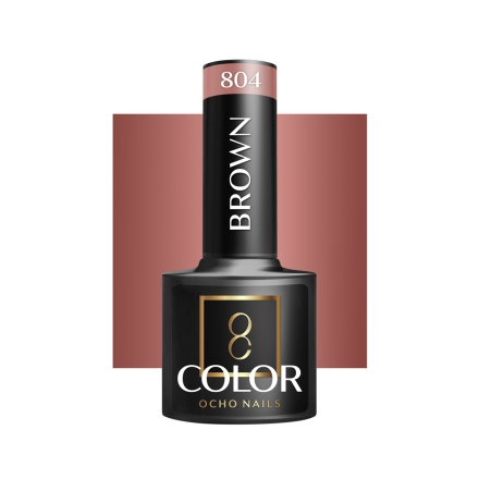 OCHO NAILS Lakier hybrydowy brown 804 -5 g