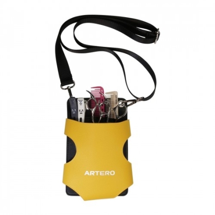 Etui torba crossbody na nożyczki ROYALE YELLOW ARTERO